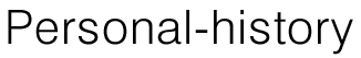 Ɨpersonal-history